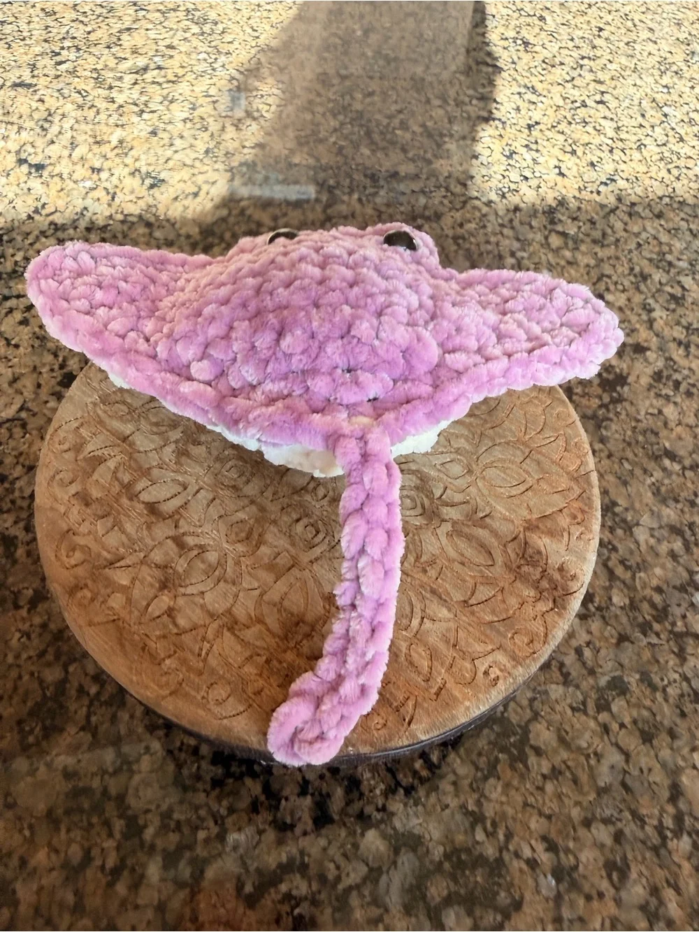 Handmade crochet Stingray